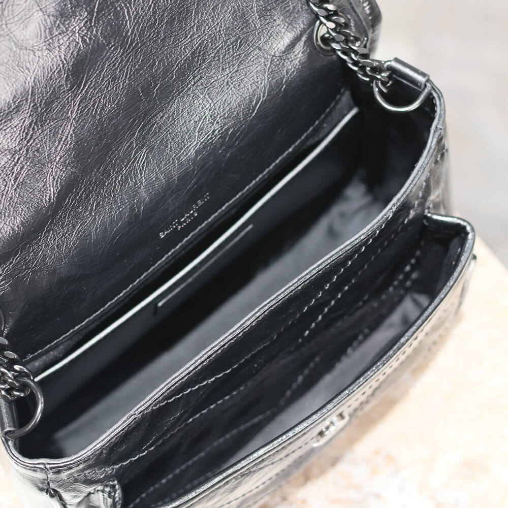 YSL NIKI baby in vintage leather(HIGH-END GRADE)