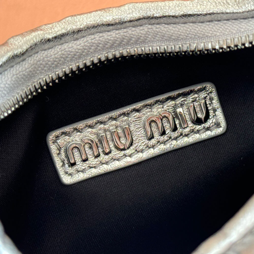 Mini Wander matelasse nappa leather hobo bag(high-end grade)