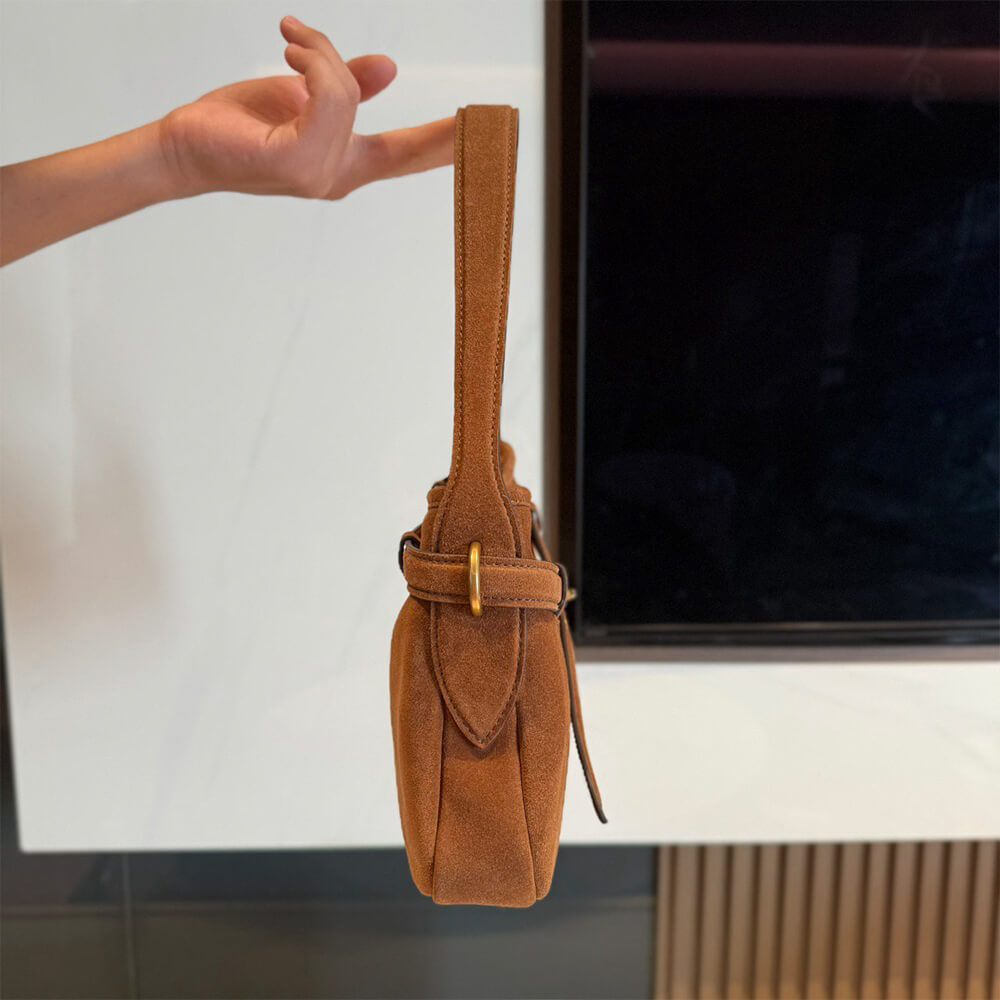 MIUMIU Regular Aventure suede bag(HIGH-END GRADE)