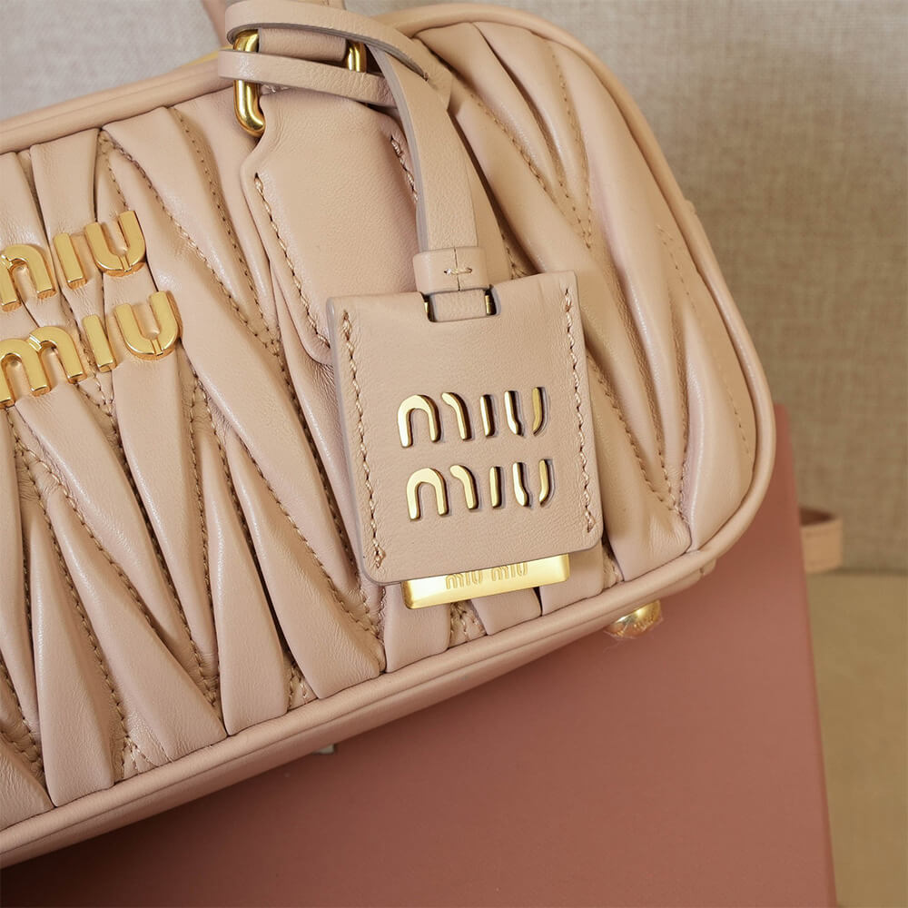 MIUMIU Medium Arcadie matelasse nappa Bag(HIGH-END GRADE)