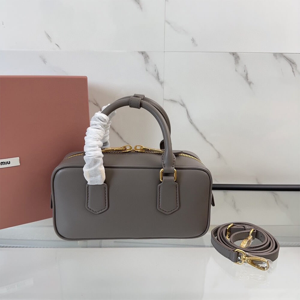 MIUMIU Medium Arcadie Leather Bag(HIGH-END GRADE)