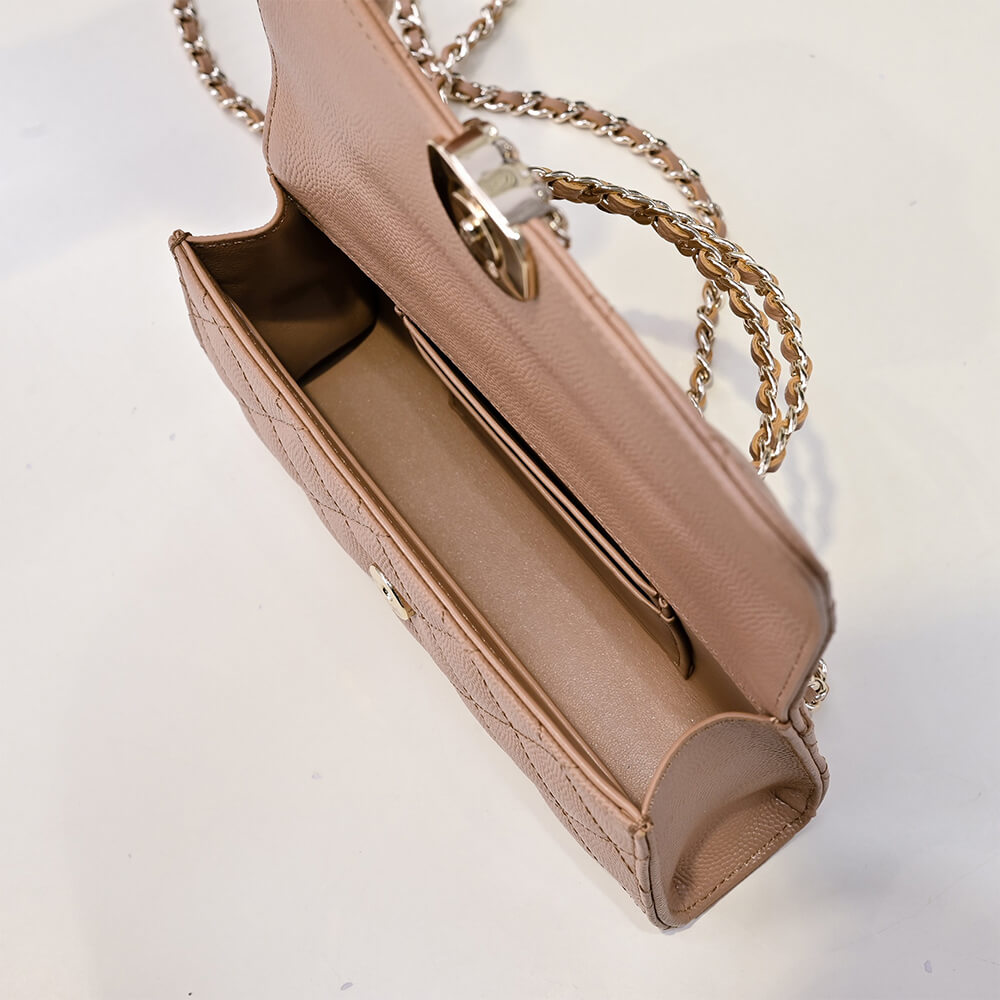 Chanel Flap Phone Holder with Chain(HIGH-END GRADE)