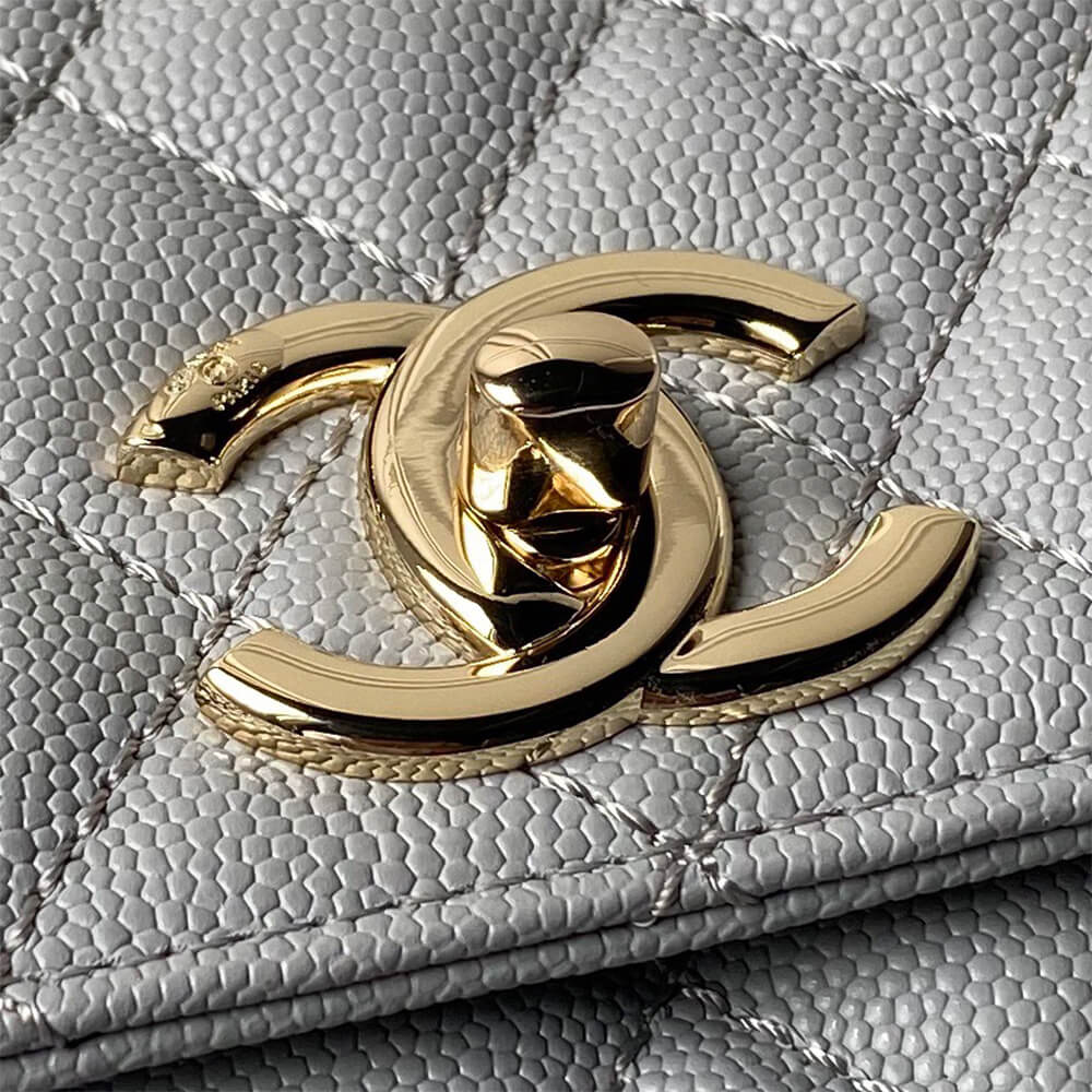 CHANEL Large Flap Bag With Top Handle(high-end grade)