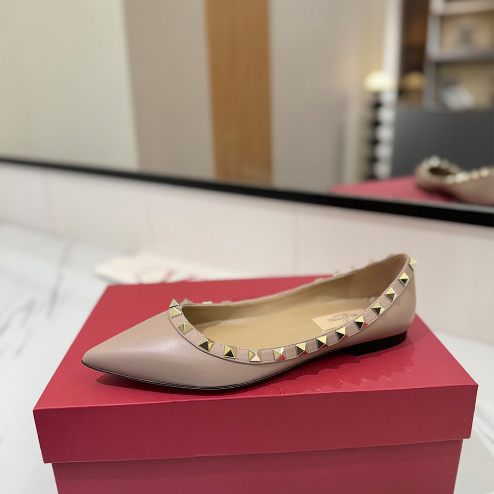 VALENTINO ROCKSTUD BALLET FLAT