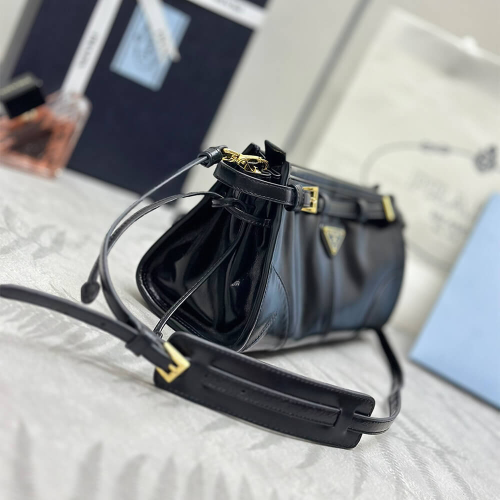 Prada Bonnie small leather shoulder bag(HIGH-END GRADE)