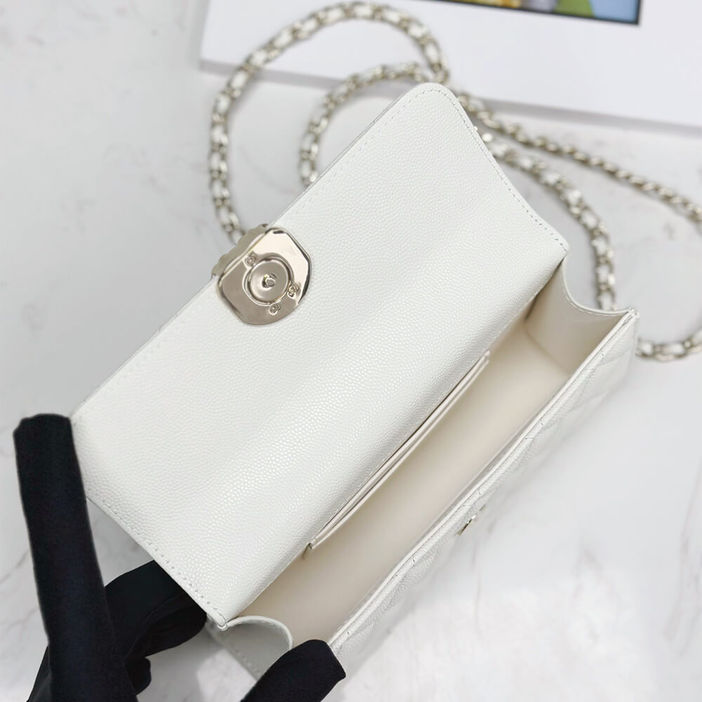 Chanel Flap Phone Holder with Chain(HIGH-END GRADE)