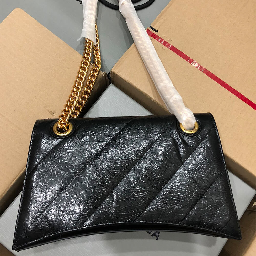 Balenciaga Women s Crush Chain Bag Small(HIGH-END GRADE)