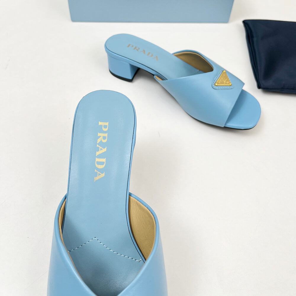 Prada Padded nappa leather sandals