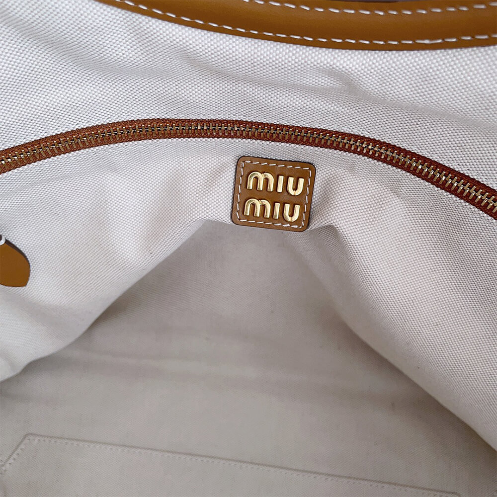 MIUMIU LARGE IVY LEATHER BAG(HIGH-END GRADE)
