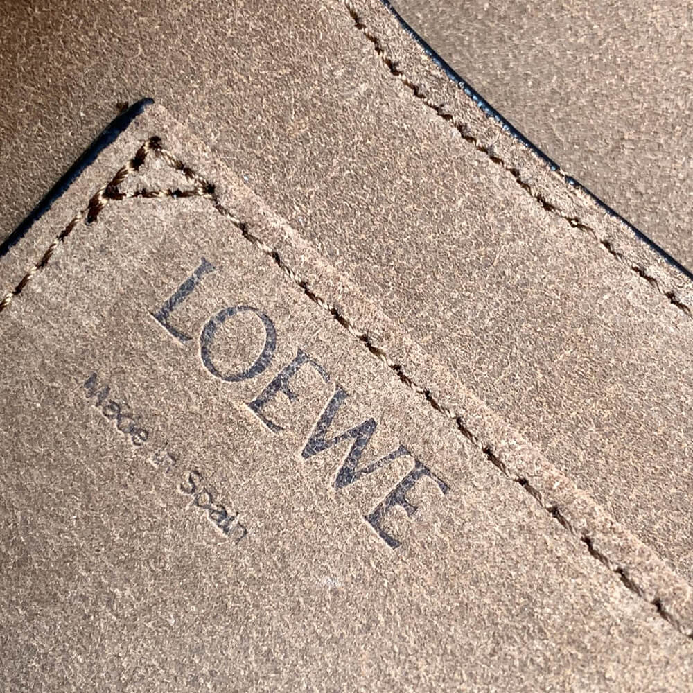 Loewe Small Gate bag in soft calfskin and jacquard