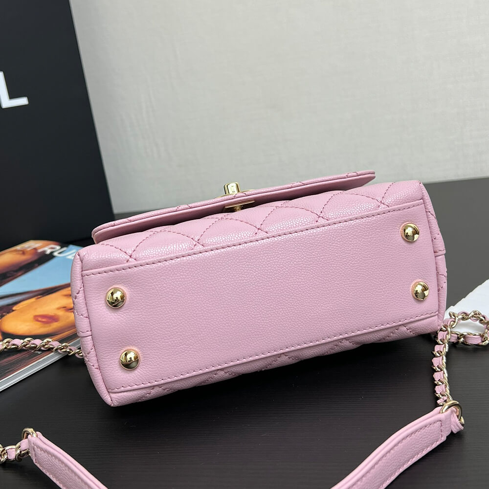 Chanel MINI COCO Handle Bag(HIGH-END GRADE)