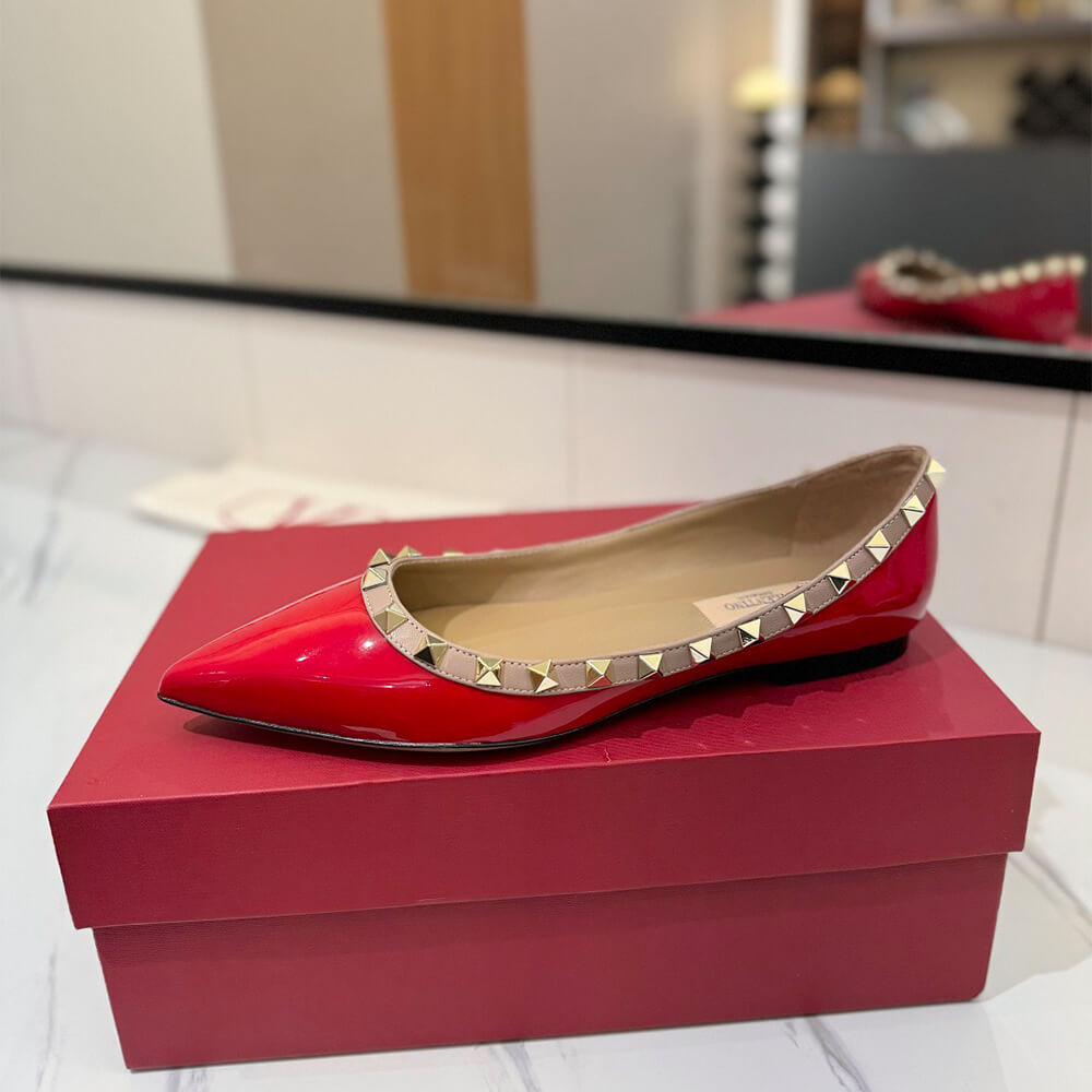VALENTINO ROCKSTUD BALLET FLAT