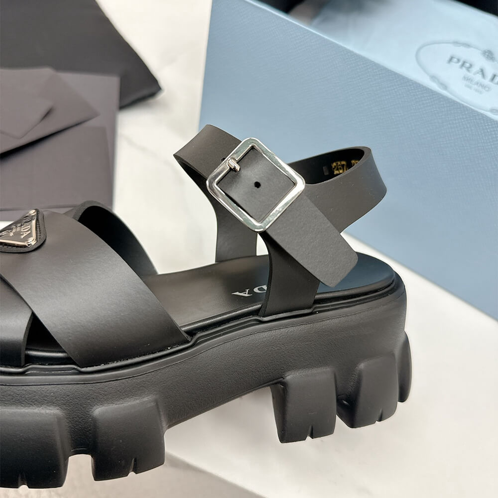 PRADA Monolith rubber sandals