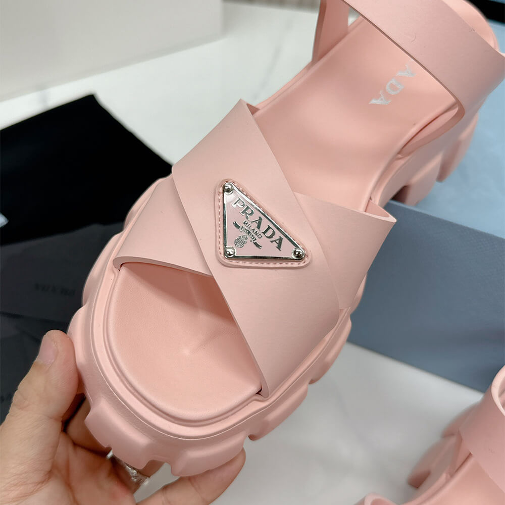 PRADA Monolith rubber sandals
