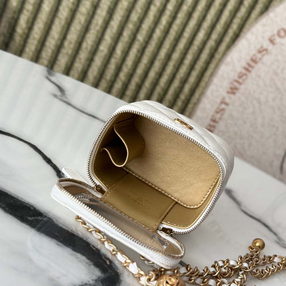 CHANEL Small Vanity Case(HIGH-END GRADE)