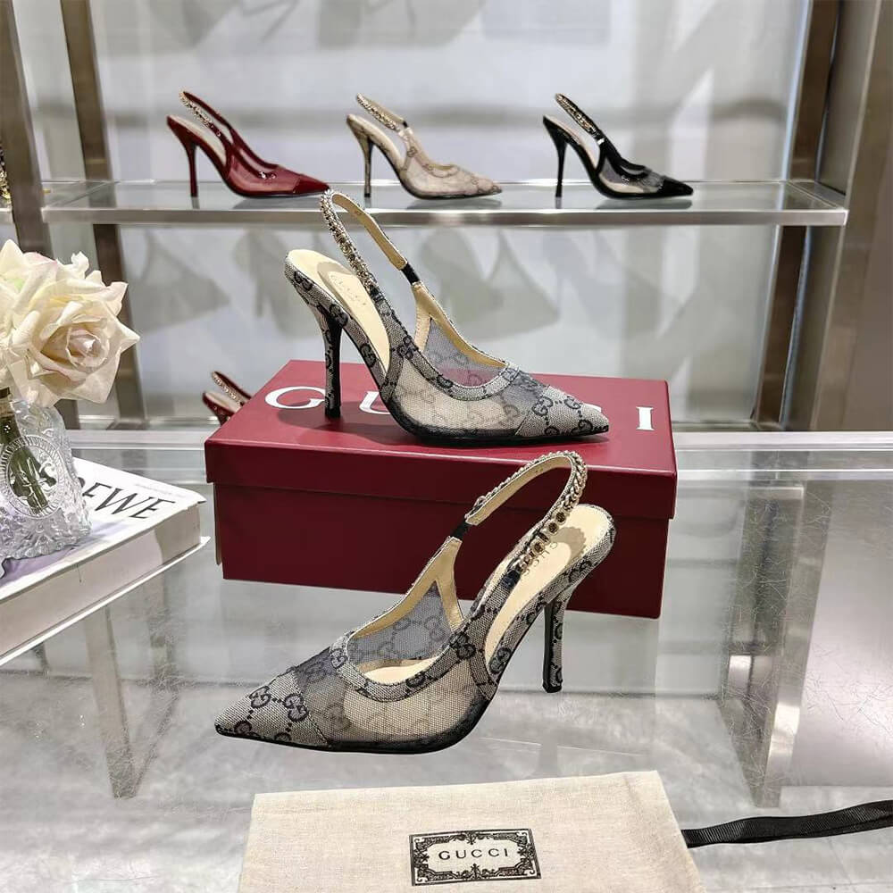 Gucci Signoria slingback pump