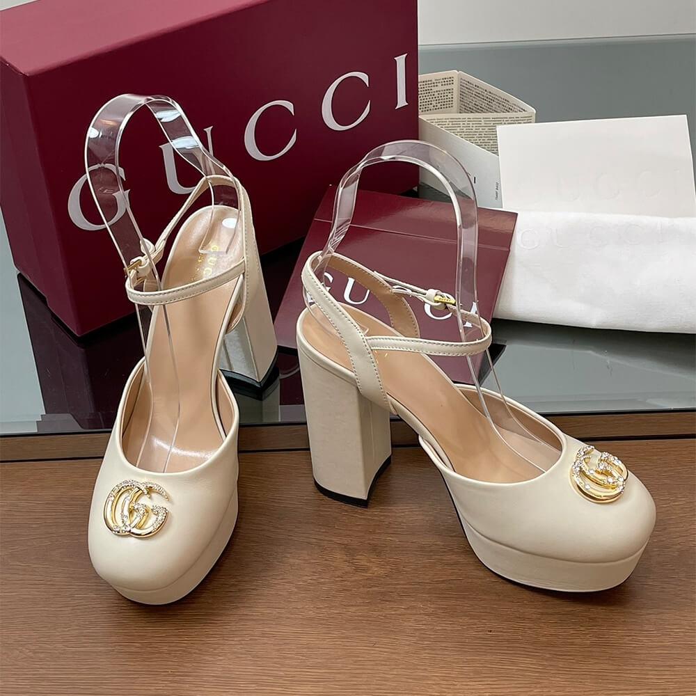GUCCI Women s platform pump with Double G