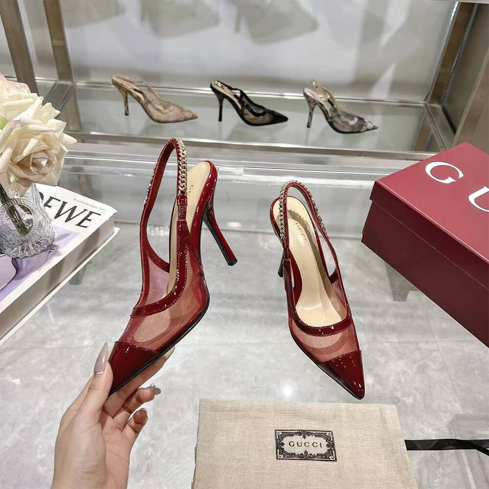 Gucci Signoria slingback pump