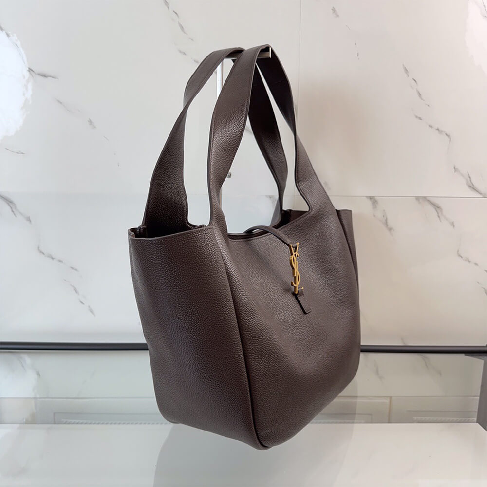 YSL LE 5 A 7 BEA IN GRAINED LEATHER