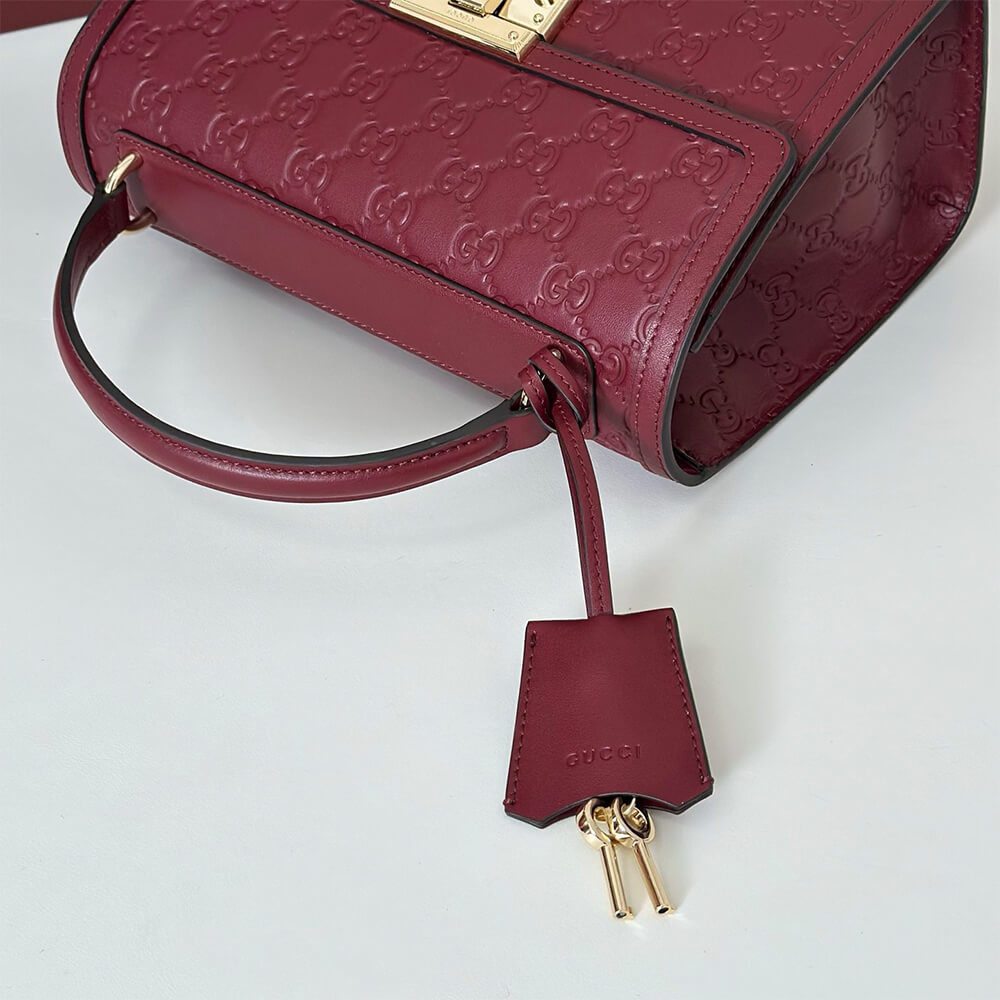 Gucci Padlock medium top handle bag
