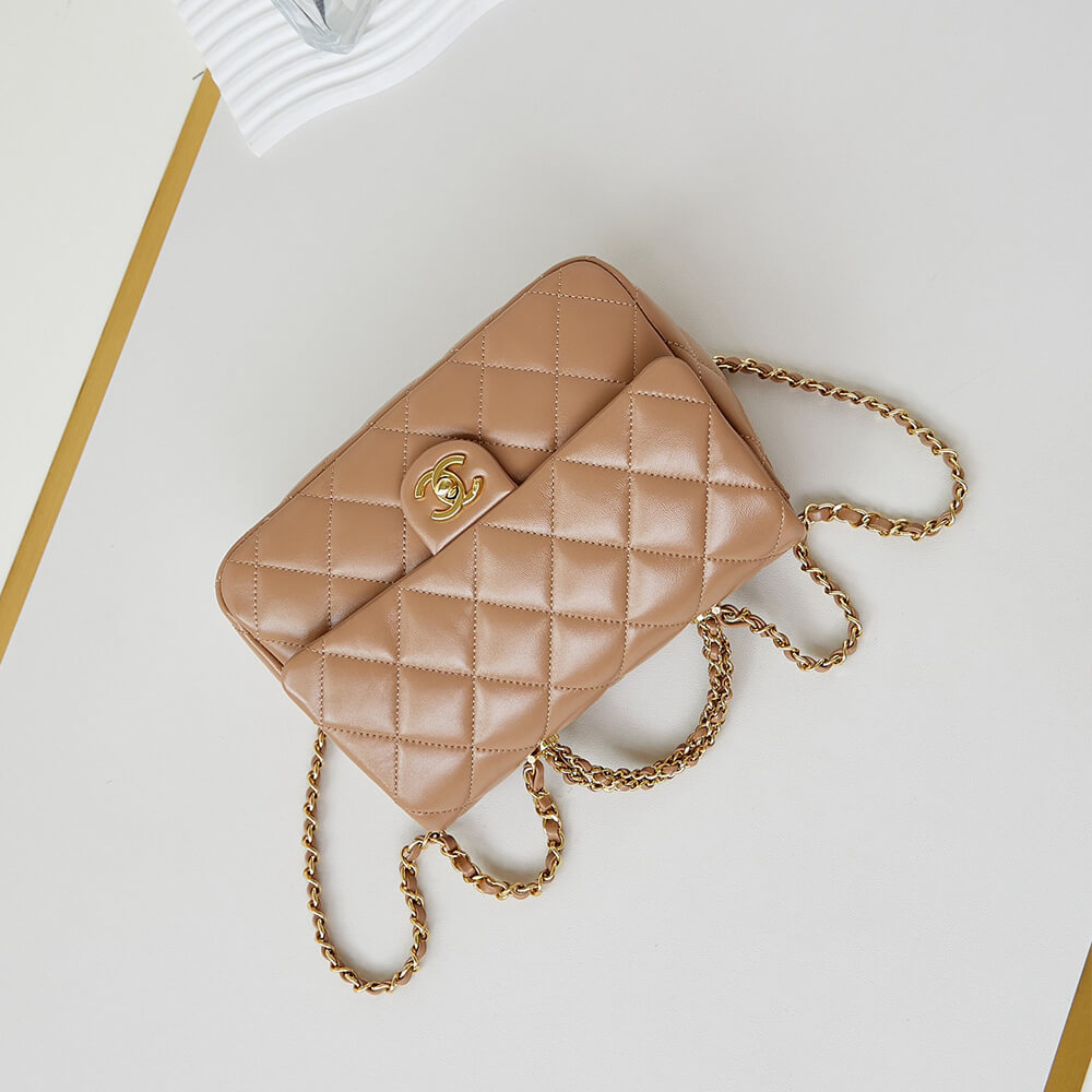 CHANEL Flap Bag with Top Handle