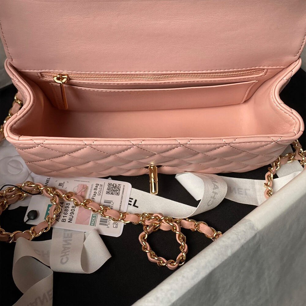 CHANEL Mini Flap Bag with Top Handle