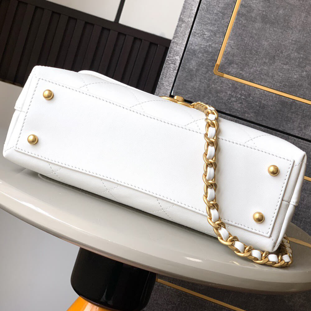 Chanel Large Flap Bag With Top Handle(HIGH-END GRADE)