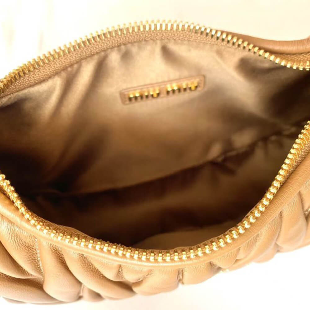 Small Wander matelasse nappa leather hobo bag(HIGH-END GRADE)