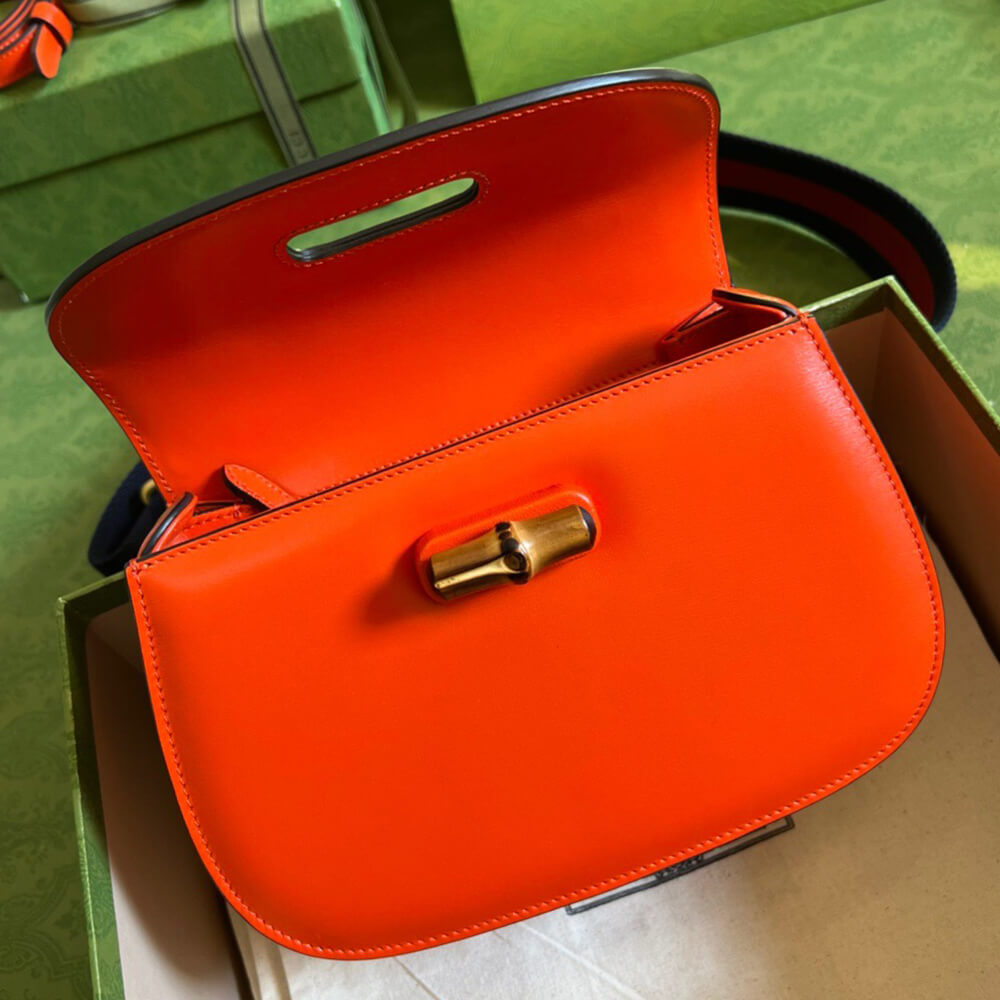 GUCCI BAMBOO 1947 JUMBO GG SMALL TOP HANDLE BAG