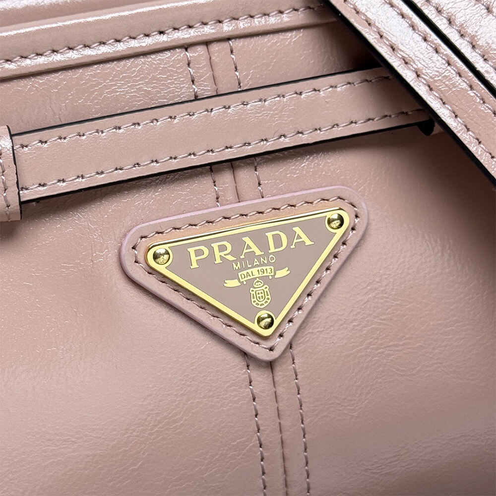 Prada Bonnie small leather shoulder bag(HIGH-END GRADE)